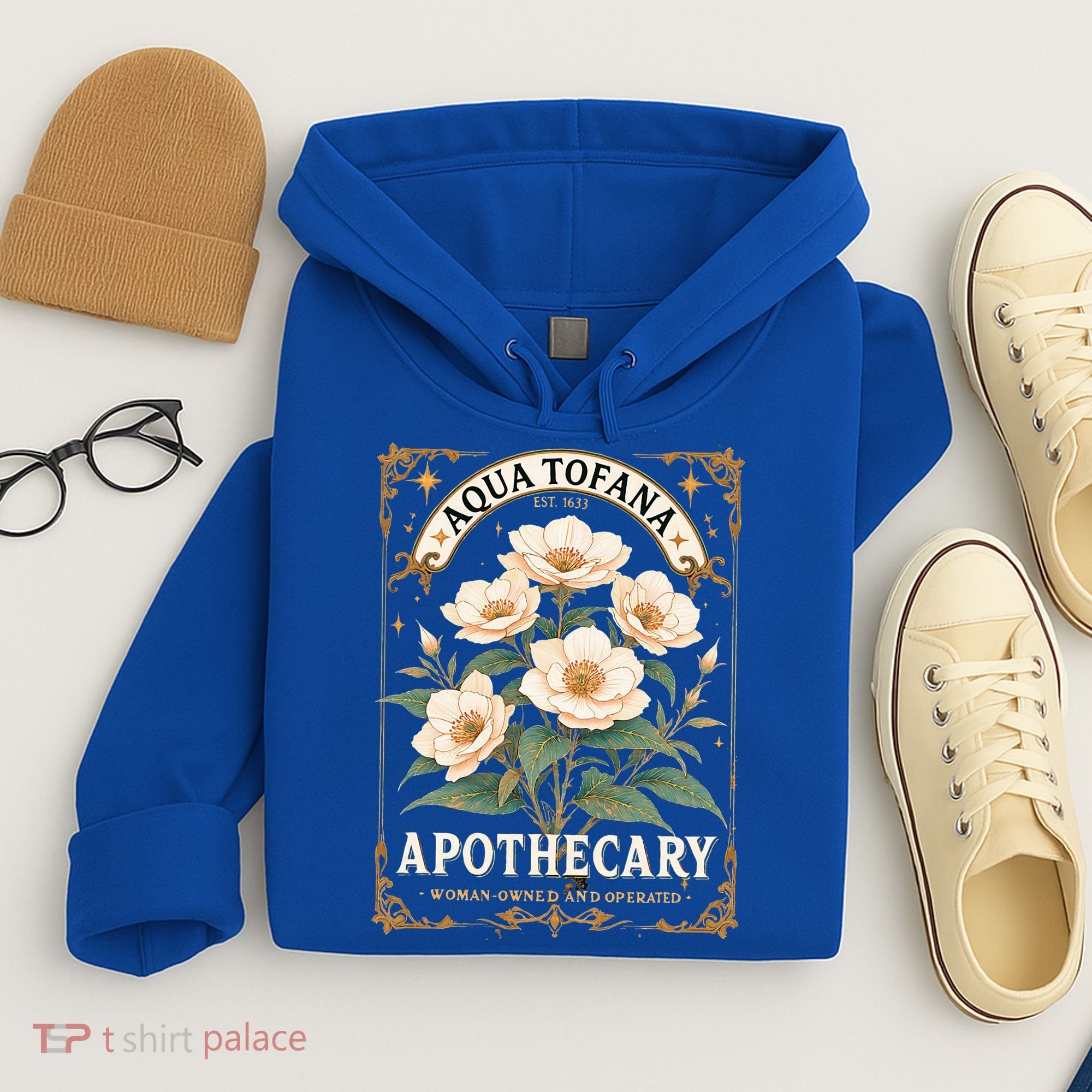 Feminist Aqua Tofana Apothecary Hoodie