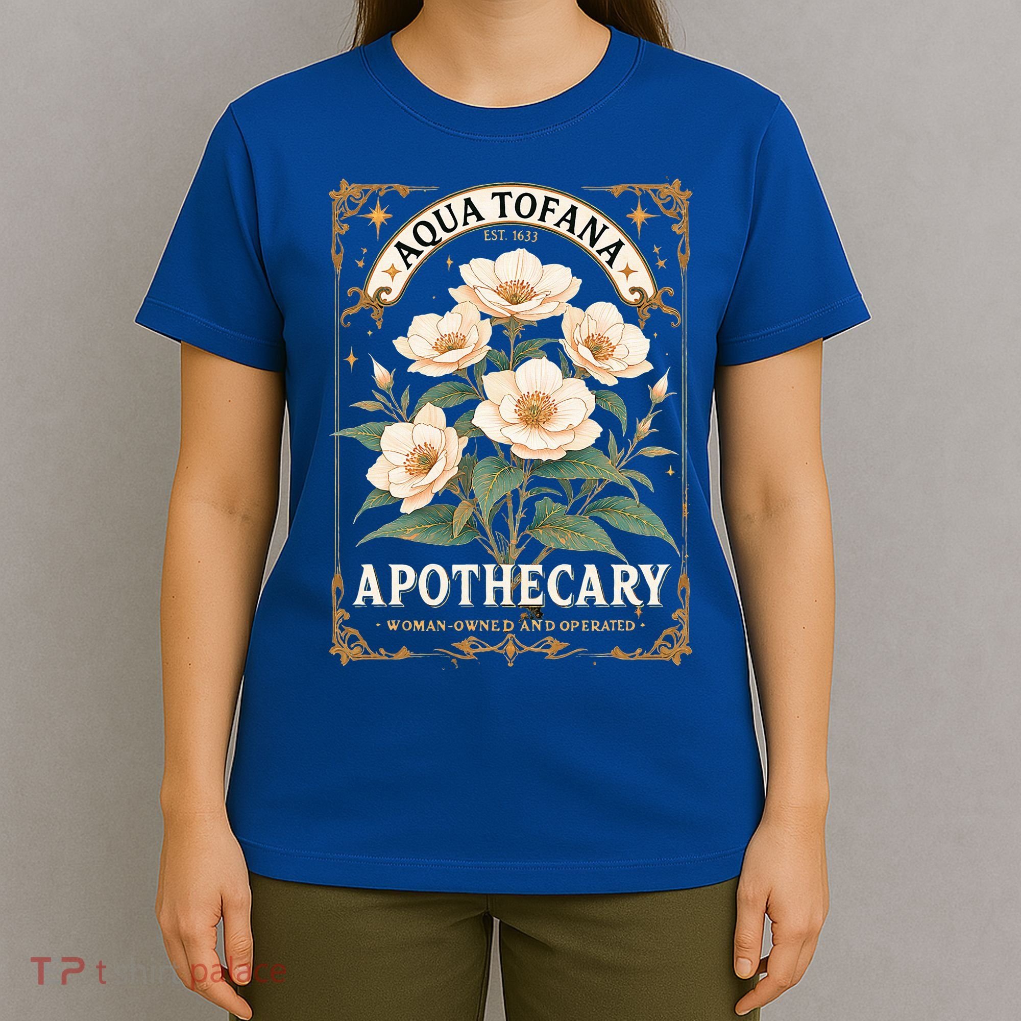 Feminist Aqua Tofana Apothecary T-Shirt