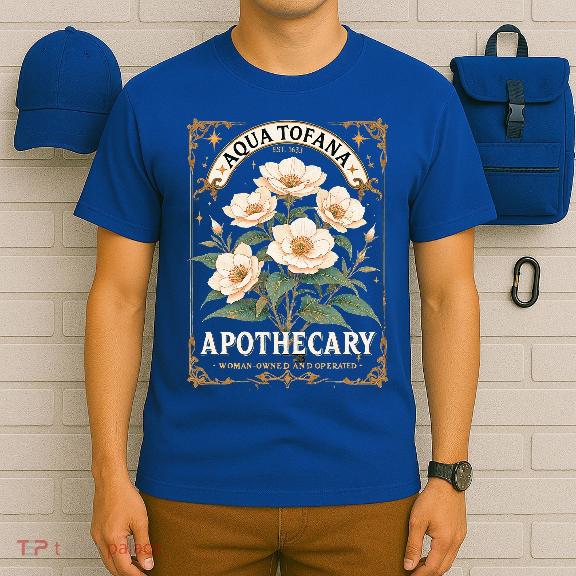 Feminist Aqua Tofana Apothecary T-Shirt