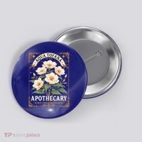 Feminist Aqua Tofana Apothecary Button thumb 0