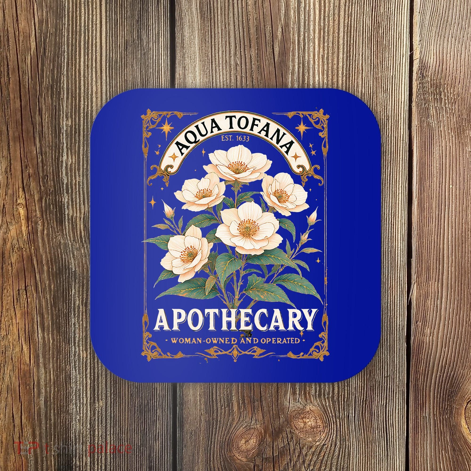 Feminist Aqua Tofana Apothecary Coaster