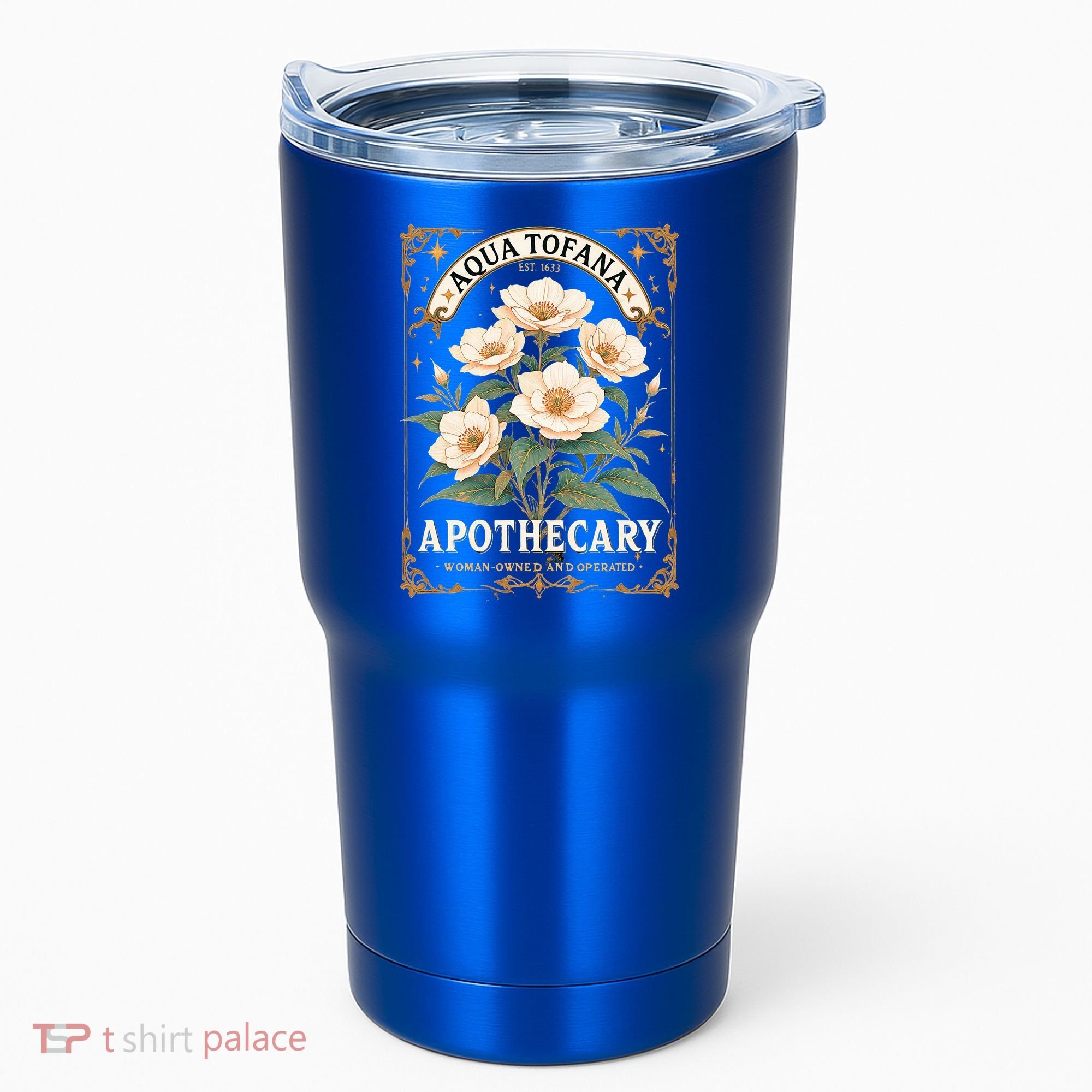 Feminist Aqua Tofana Apothecary Tumbler