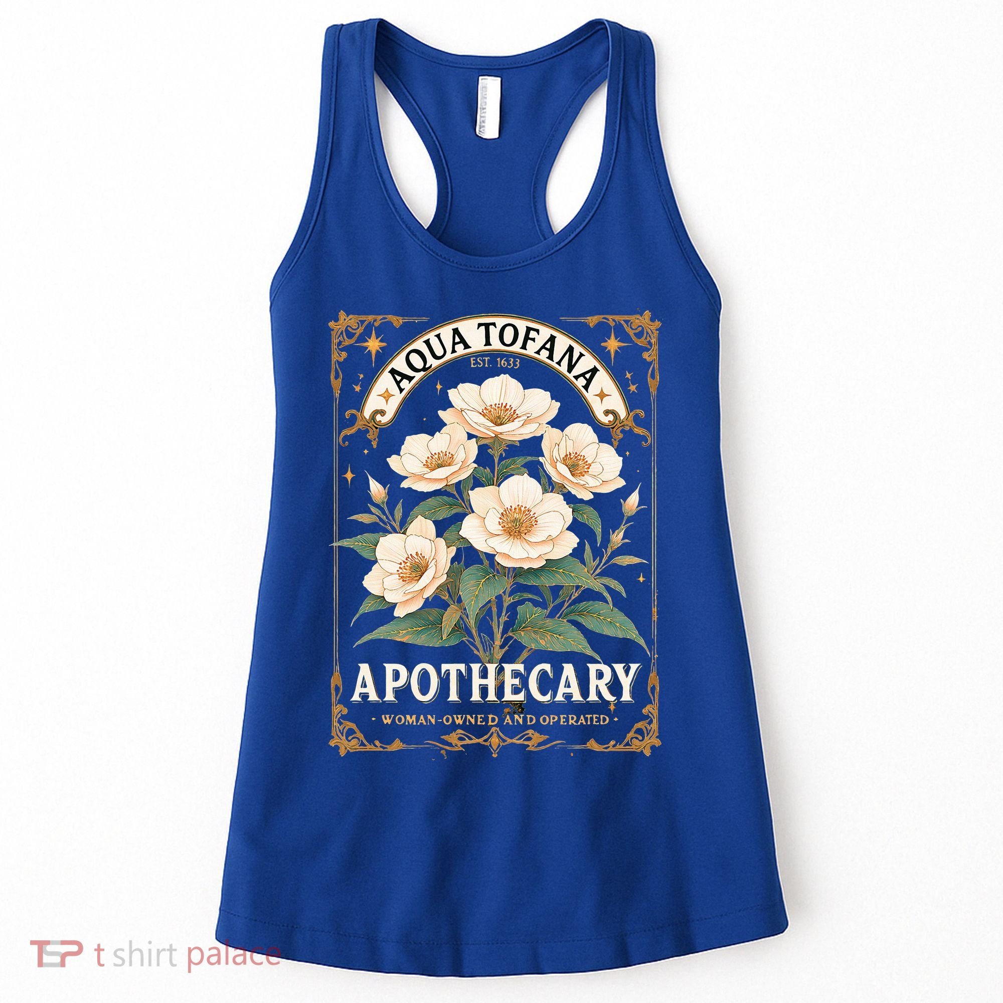 Feminist Aqua Tofana Apothecary Women's Tank Top