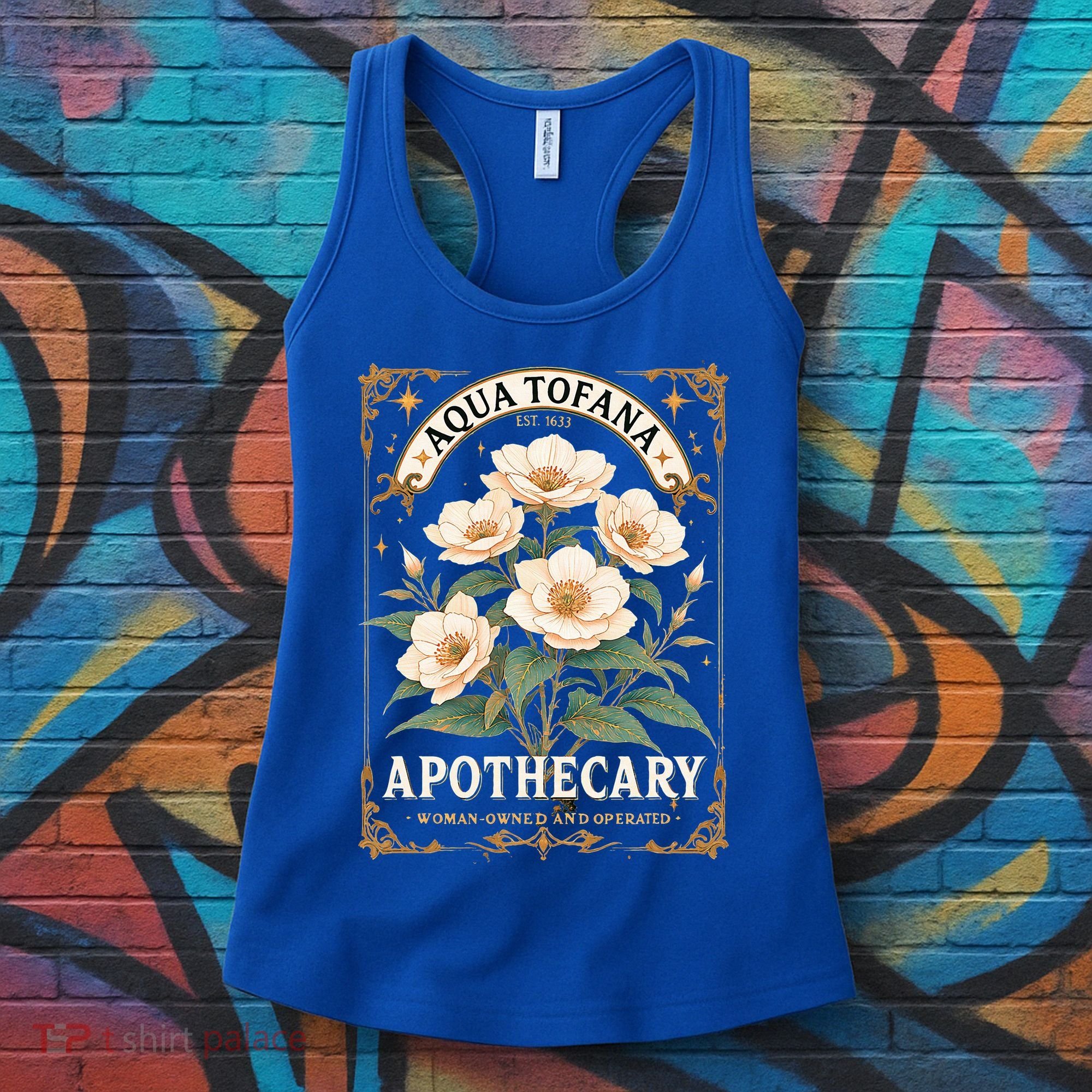Feminist Aqua Tofana Apothecary Women's Tank Top