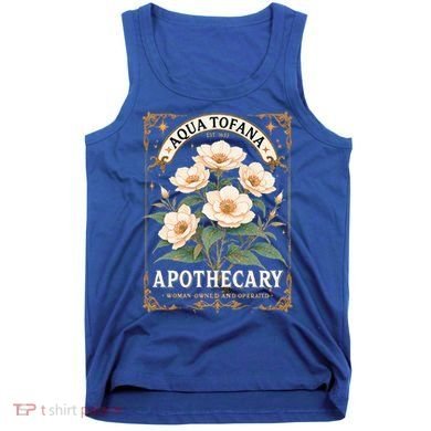 Feminist Aqua Tofana Apothecary Tank Top