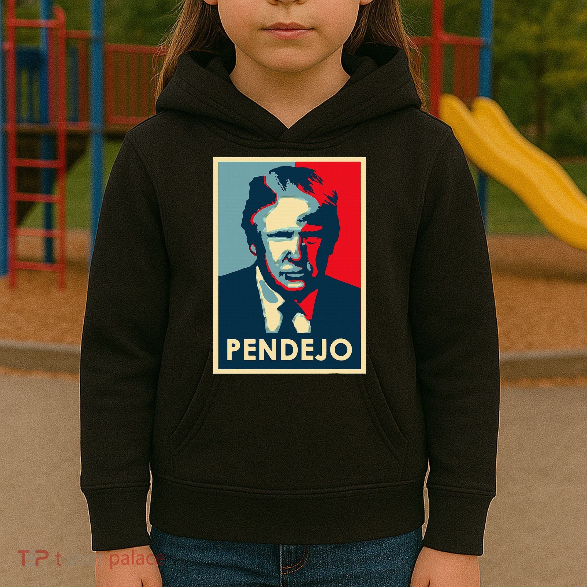 Funny Anti Trump Pendejo Political Kids Hoodie