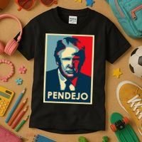 Funny Anti Trump Pendejo Political Kids T-Shirt thumb 3