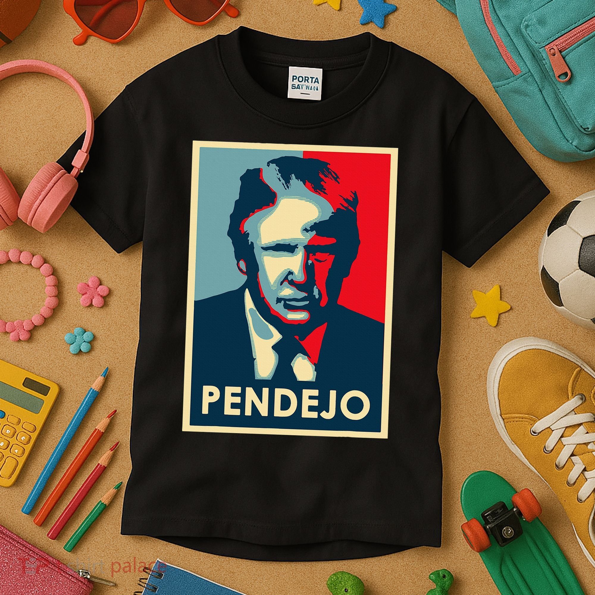 Funny Anti Trump Pendejo Political Kids T-Shirt