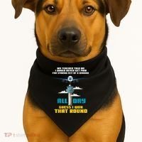 Funny Air Traffic Controller Saying ATC Flight Control USA-Made Doggie Bandana thumb 1