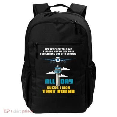 Funny Air Traffic Controller Saying ATC Flight Control Backpack