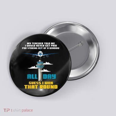 Funny Air Traffic Controller Saying ATC Flight Control Button