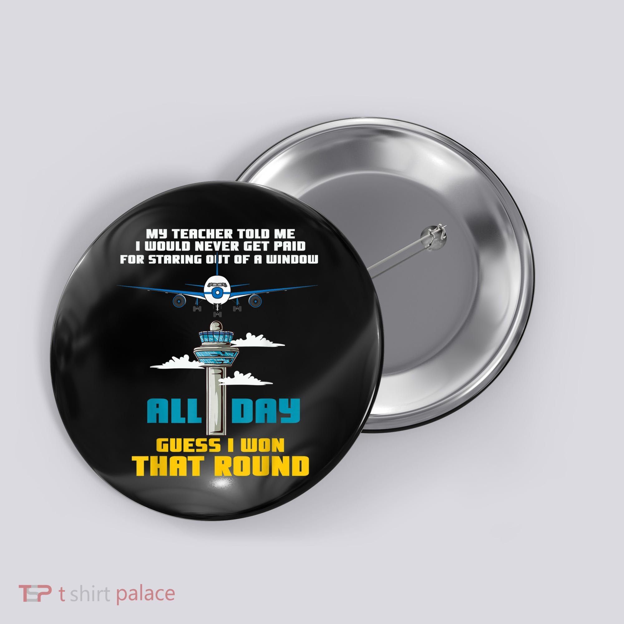 Funny Air Traffic Controller Saying ATC Flight Control Button