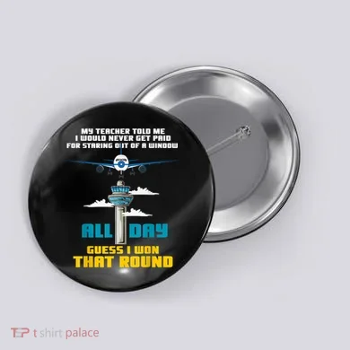 Funny Air Traffic Controller Saying ATC Flight Control Button
