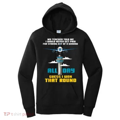 Funny Air Traffic Controller Saying ATC Flight Control Women's Hoodie