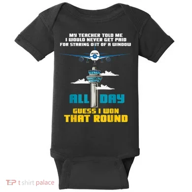 Funny Air Traffic Controller Saying ATC Flight Control Baby Bodysuit