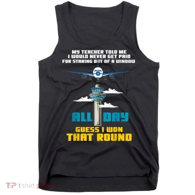 Funny Air Traffic Controller Saying ATC Flight Control Tank Top