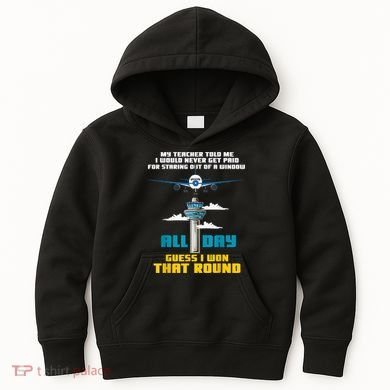 Funny Air Traffic Controller Saying ATC Flight Control Kids Hoodie