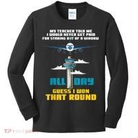Funny Air Traffic Controller Saying ATC Flight Control Kids Long Sleeve Shirt thumb 0