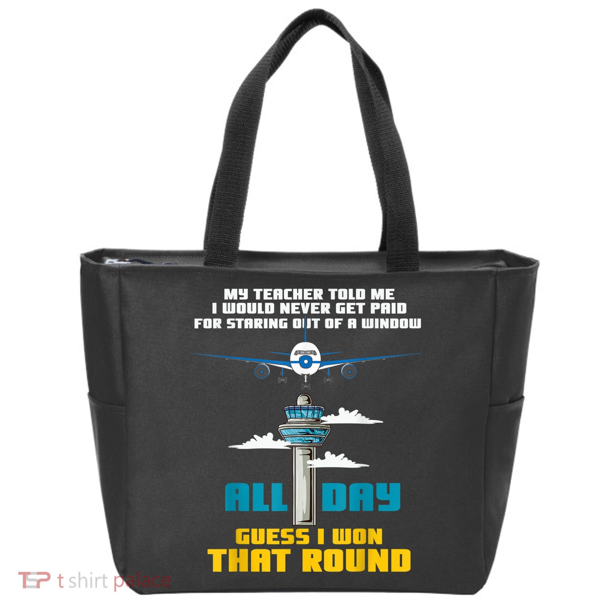 Funny Air Traffic Controller Saying ATC Flight Control Tote Bag