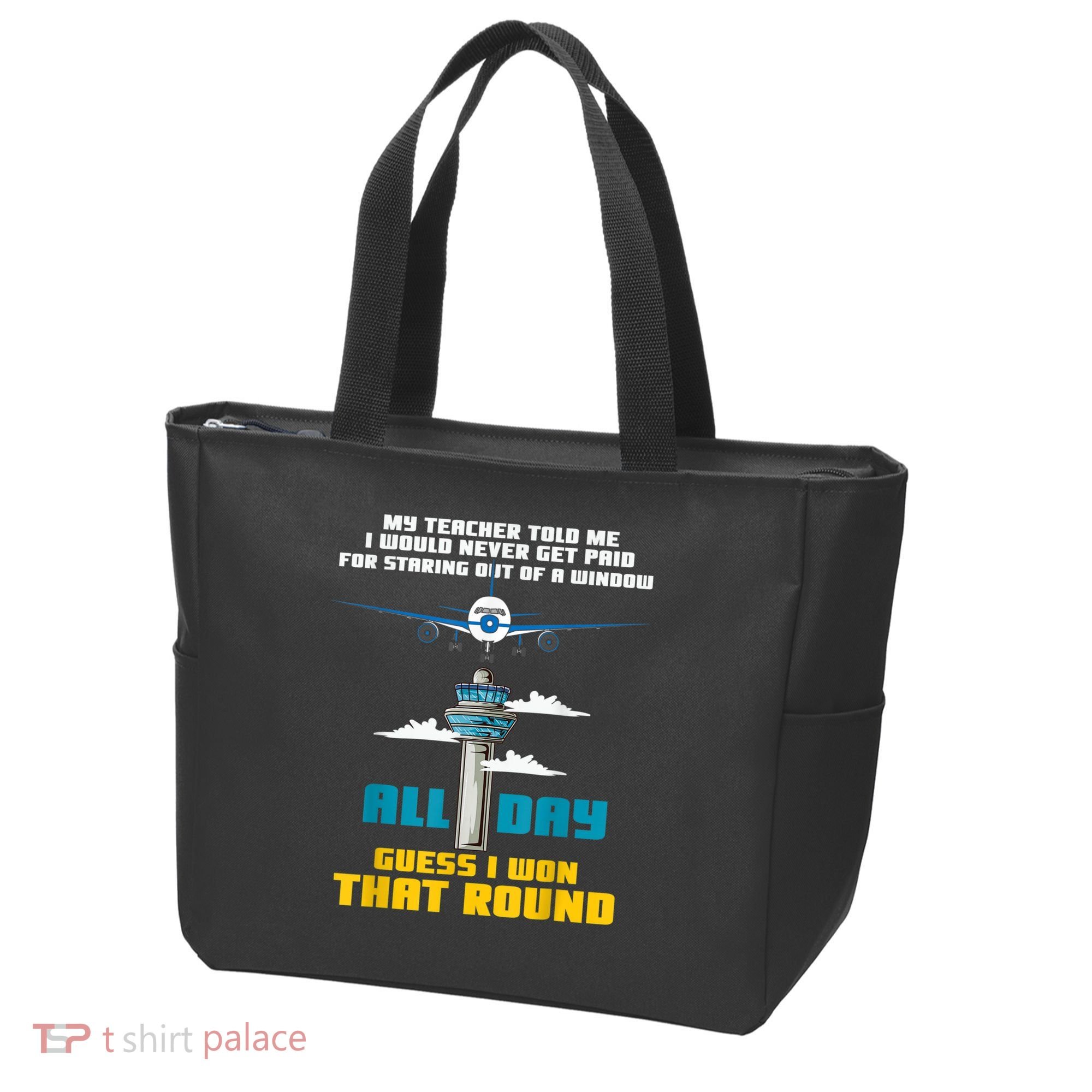 Funny Air Traffic Controller Saying ATC Flight Control Tote Bag