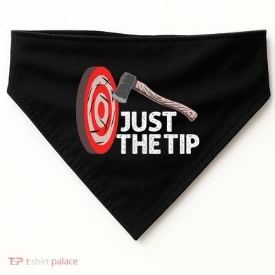 Funny Axe Throwing Design Axe Throwers Lovers USA-Made Doggie Bandana