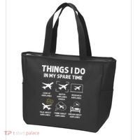 Funny Airplane Things I Do In My Spare Time Pilots Tote Bag thumb 3