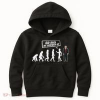 Funny Anti Trump Go Back We Screwed Up Trump Evolution Kids Hoodie thumb 0