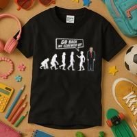 Funny Anti Trump Go Back We Screwed Up Trump Evolution Kids T-Shirt thumb 3