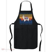 Funny Alpaca Tina You Fat Lard Come And Get Some Dinner Apron thumb 0