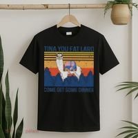 Funny Alpaca Tina You Fat Lard Come And Get Some Dinner T-Shirt thumb 2