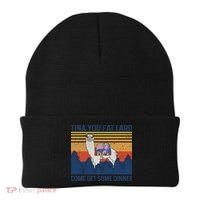 Funny Alpaca Tina You Fat Lard Come And Get Some Dinner Beanie thumb 0