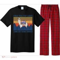 Funny Alpaca Tina You Fat Lard Come And Get Some Dinner Pajama Set thumb 0