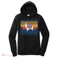 Funny Alpaca Tina You Fat Lard Come And Get Some Dinner Women's Hoodie thumb 0
