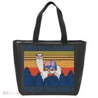 Funny Alpaca Tina You Fat Lard Come And Get Some Dinner Tote Bag thumb 0