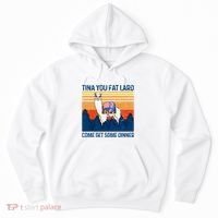 Funny Alpaca Tina You Fat Lard Come And Get Some Dinner Hoodie thumb 0