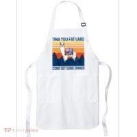 Funny Alpaca Tina You Fat Lard Come And Get Some Dinner Apron thumb 0