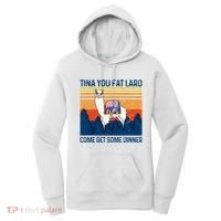 Funny Alpaca Tina You Fat Lard Come And Get Some Dinner Women's Hoodie thumb 0