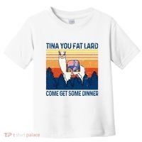Funny Alpaca Tina You Fat Lard Come And Get Some Dinner Toddler T-Shirt thumb 0