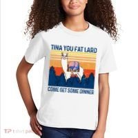 Funny Alpaca Tina You Fat Lard Come And Get Some Dinner Kids T-Shirt thumb 2