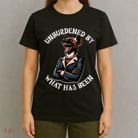 Funny Antikamala The Hyena With Famous Unburdened Quote T-Shirt thumb 4
