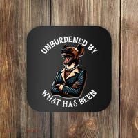 Funny Antikamala The Hyena With Famous Unburdened Quote Coaster thumb 0
