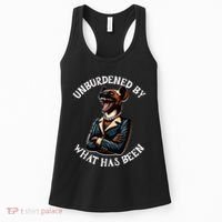 Funny Antikamala The Hyena With Famous Unburdened Quote Women's Tank Top thumb 0