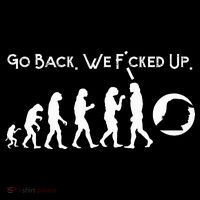 Funny Anti Trump T Go Back! Trump Evolution Hoodie thumb 7