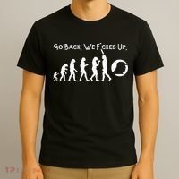 Funny Anti Trump T Go Back! Trump Evolution T-Shirt thumb 3