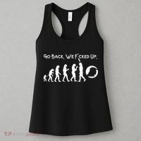 Funny Anti Trump T Go Back! Trump Evolution Women's Tank Top thumb 3