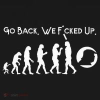 Funny Anti Trump T Go Back! Trump Evolution Women's Tank Top thumb 5
