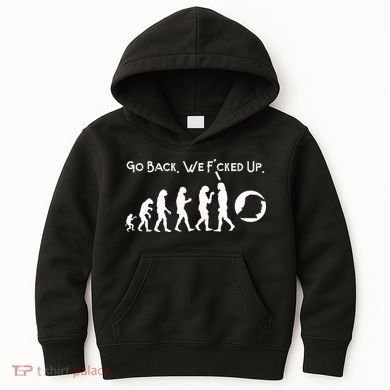Funny Anti Trump T Go Back! Trump Evolution Kids Hoodie
