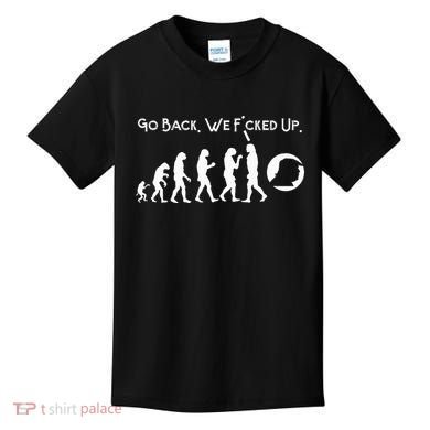 Funny Anti Trump T Go Back! Trump Evolution Kids T-Shirt