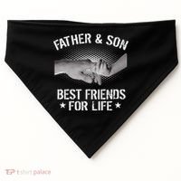 Father & Son Best Friends For Life USA-Made Doggie Bandana thumb 0