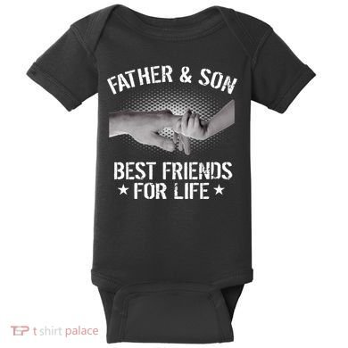 Father & Son Best Friends For Life Baby Bodysuit